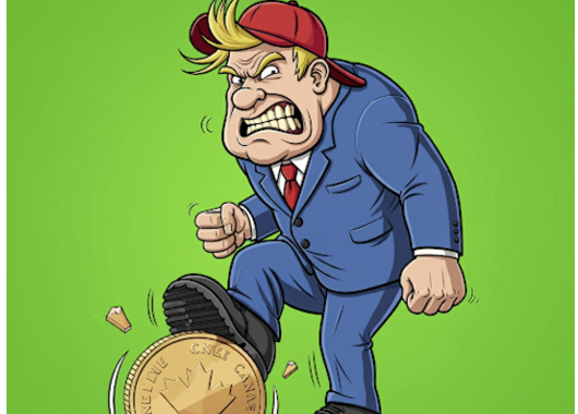 Trump Stomps Loonie